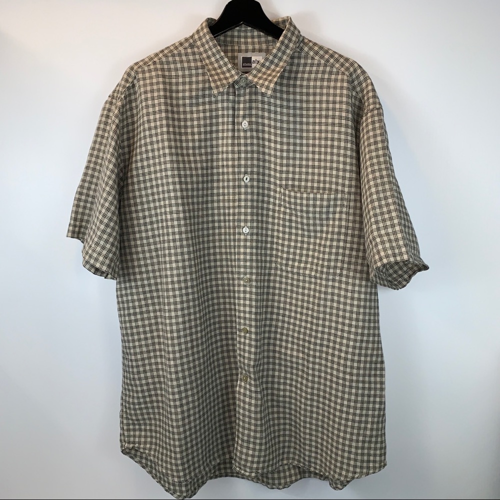 Men’s Black Tan Cream Casual Shirt by Studio Alx